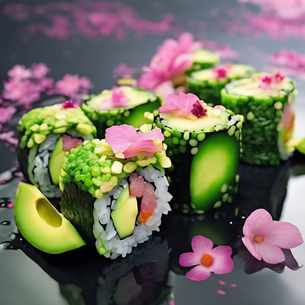 Avocado Cucumber Sushi Roll Recipe CookAIfood