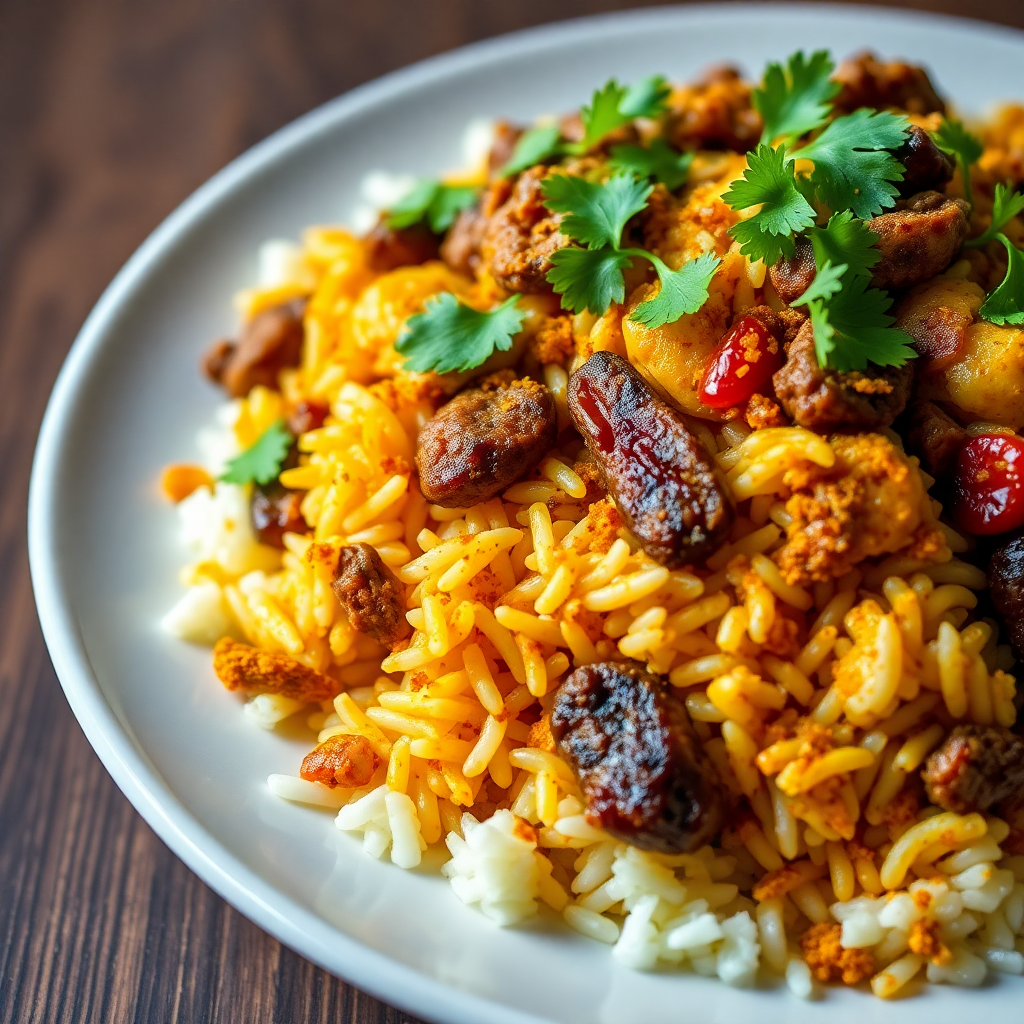 Exotic Game Meat Biryani