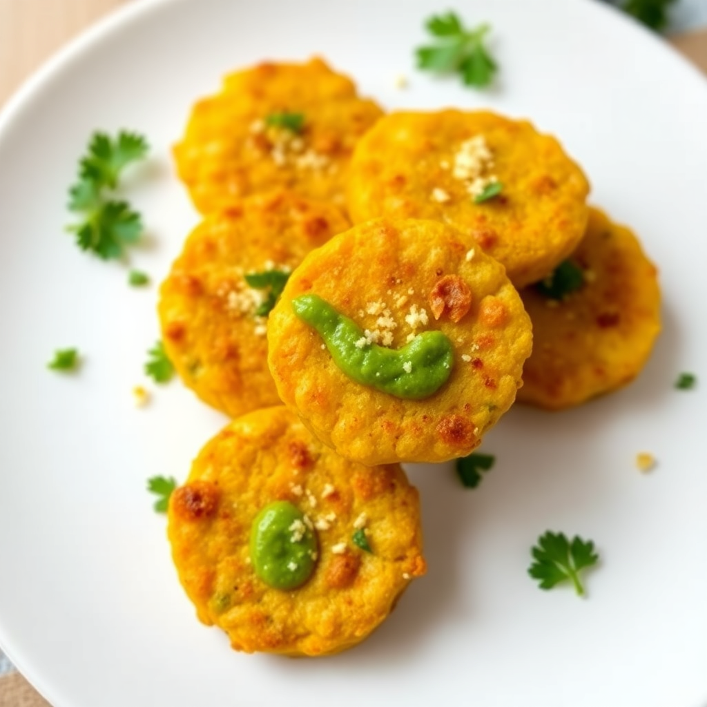 Masala Dhokla Tikki