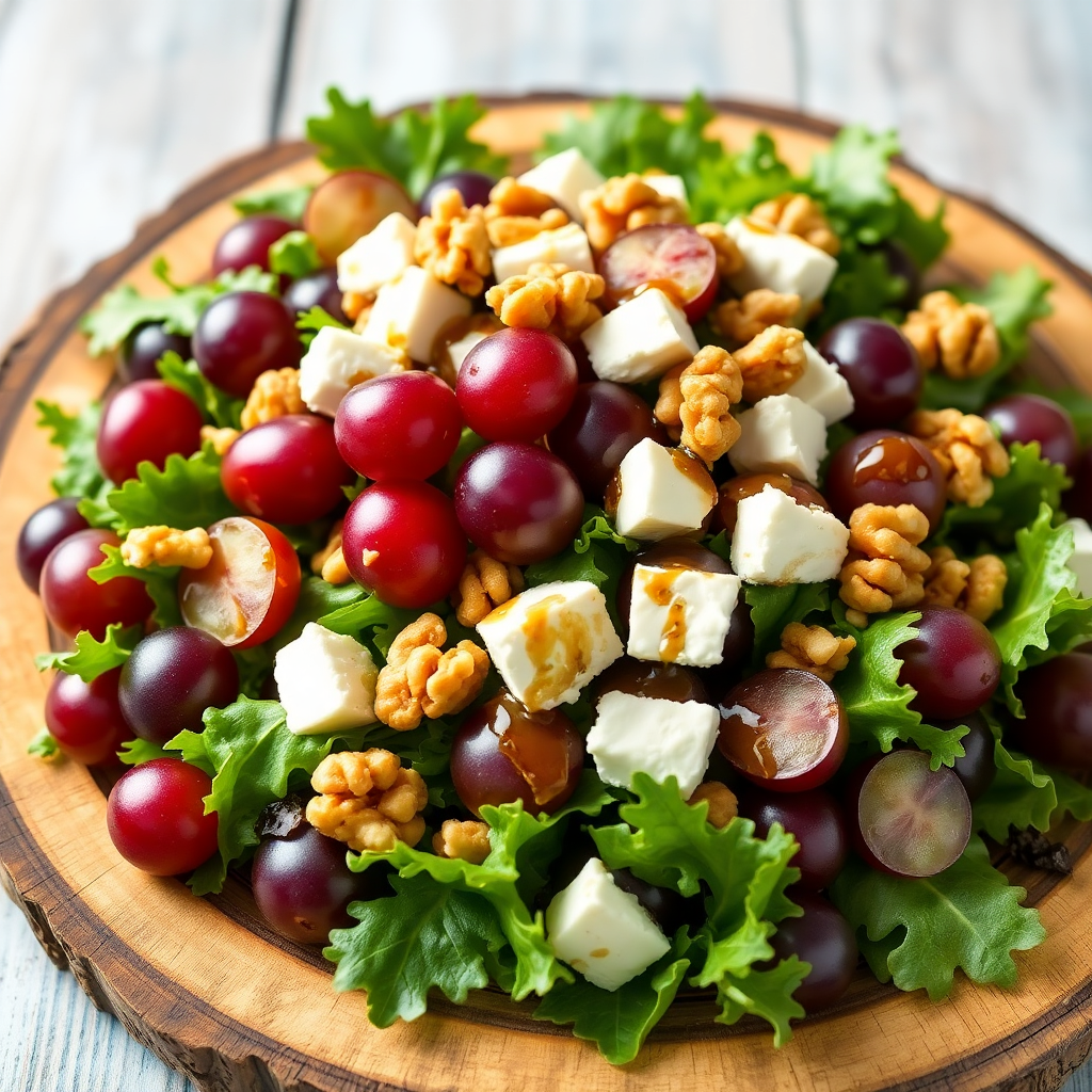 Grape and Goat Cheese Salad