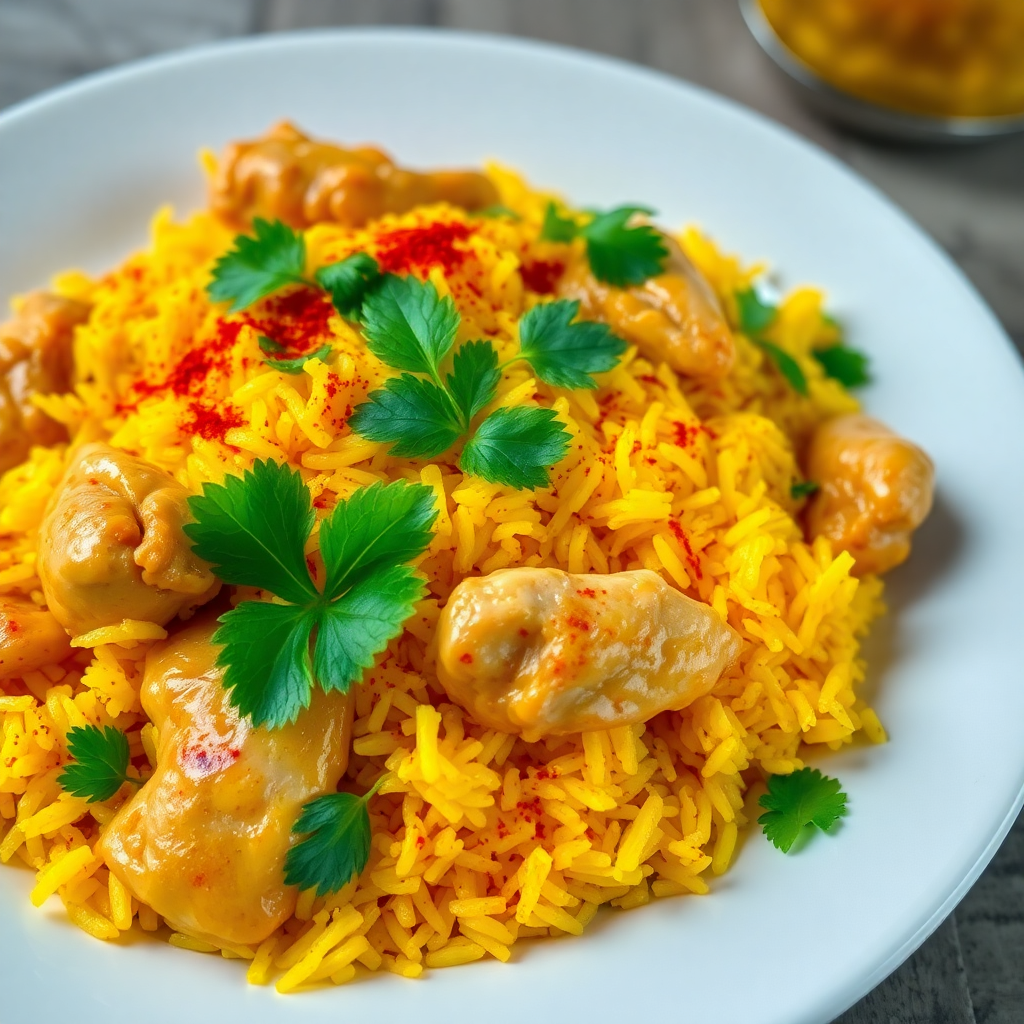 Hyderabadi Chicken Biryani for One