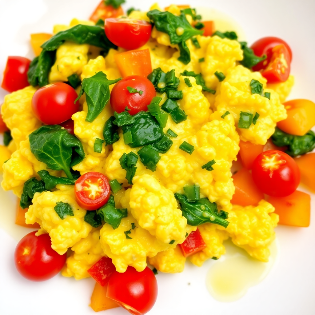 Veggie-Packed Egg Scramble