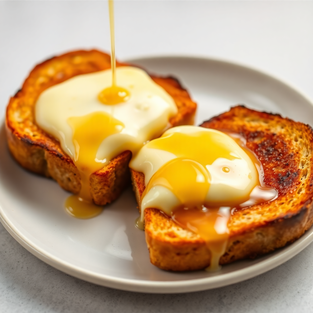 Cheesy Honey Toast