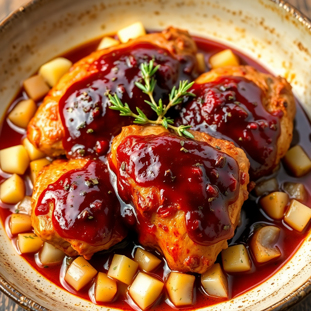 Wine-Braised Chicken Thighs