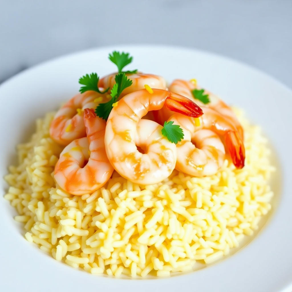 Garlic Butter Shrimp with Lemon Rice