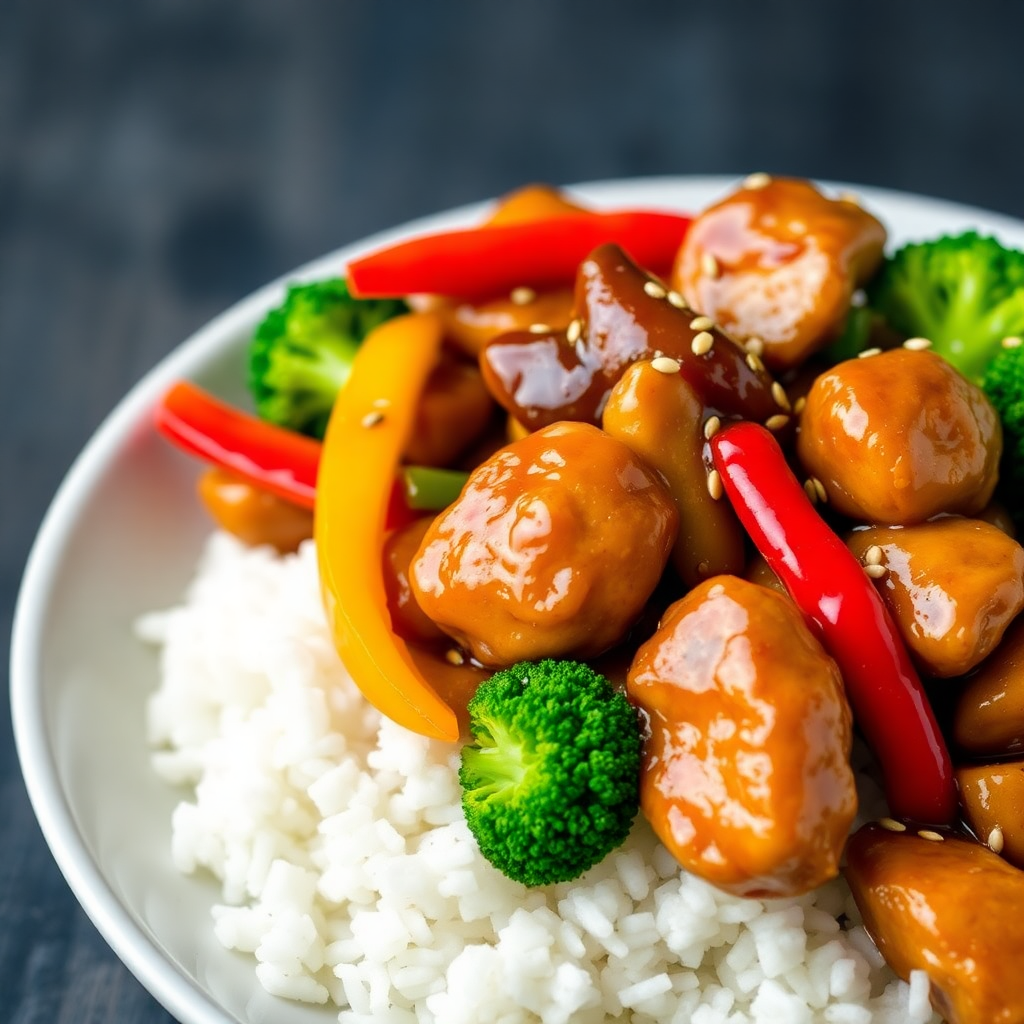 Soy Sauce Glazed Chicken Stir-Fry