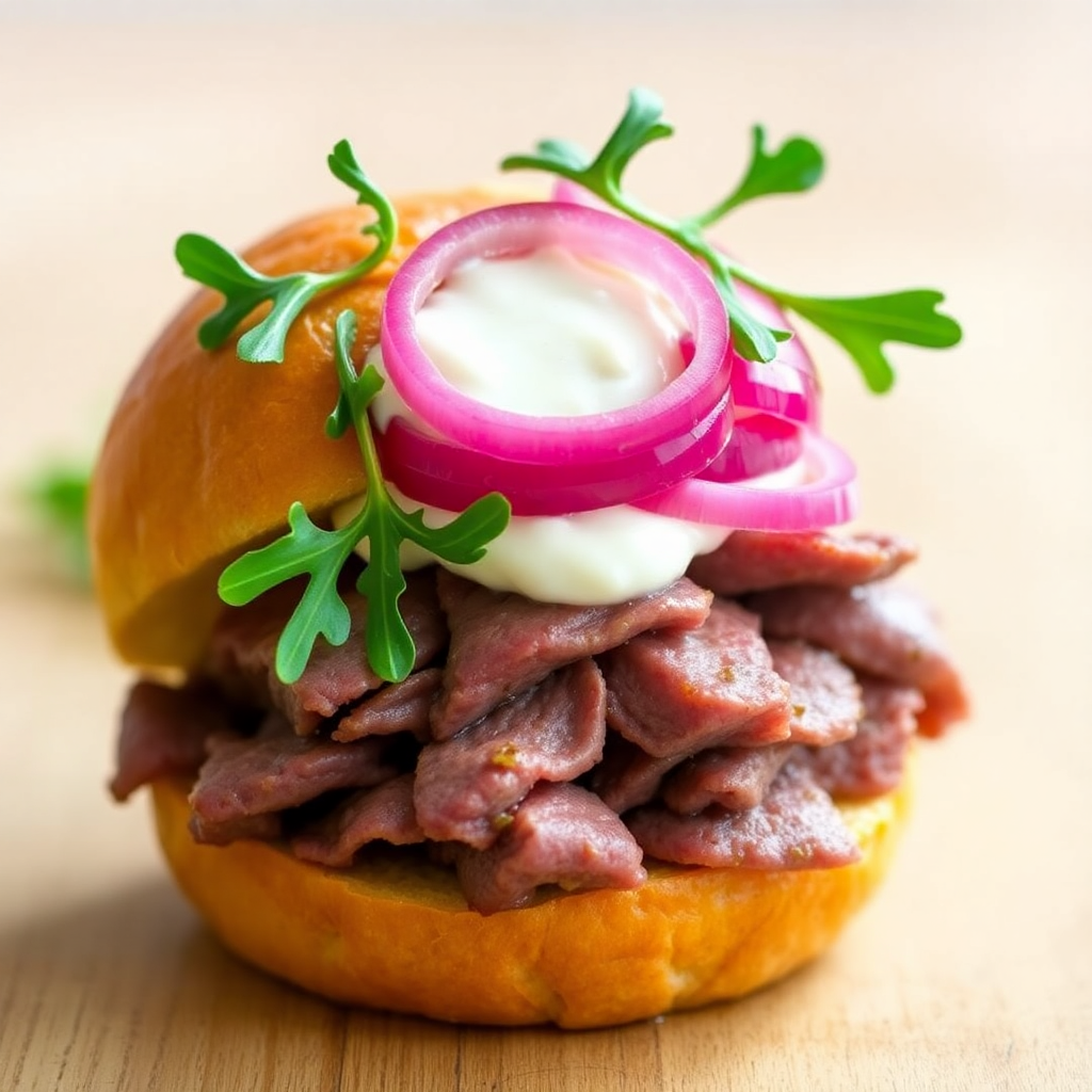 Savory English Roast Beef Sliders