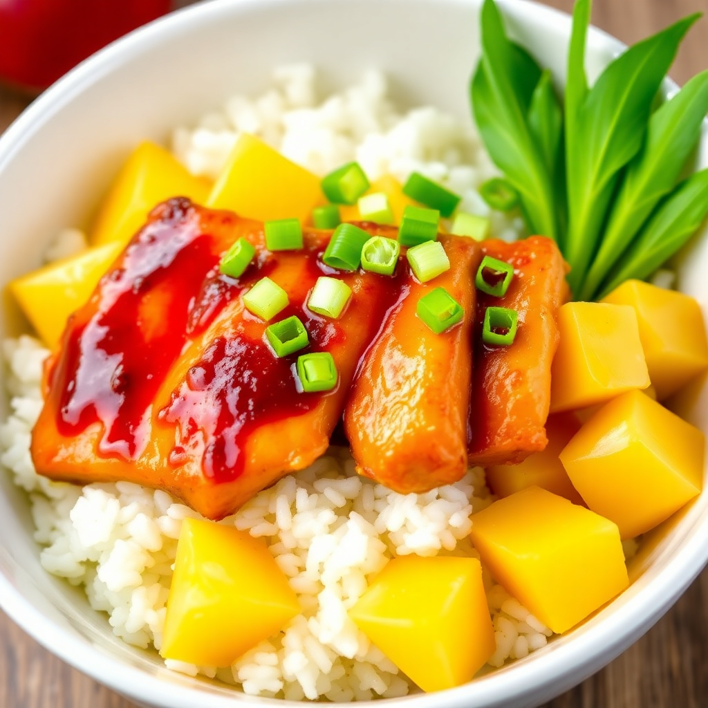 Pineapple Teriyaki Chicken Bowl