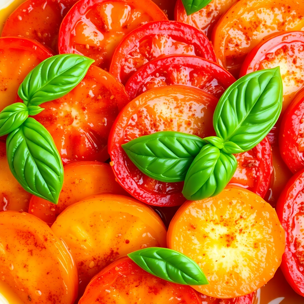 Spicy Tomato and Potato Bake