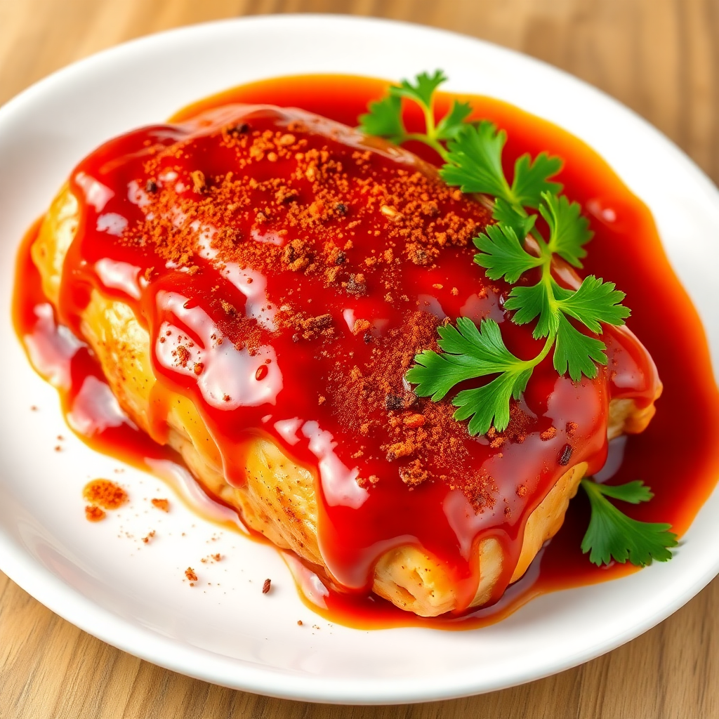 Ketchup Glazed Chicken Thighs