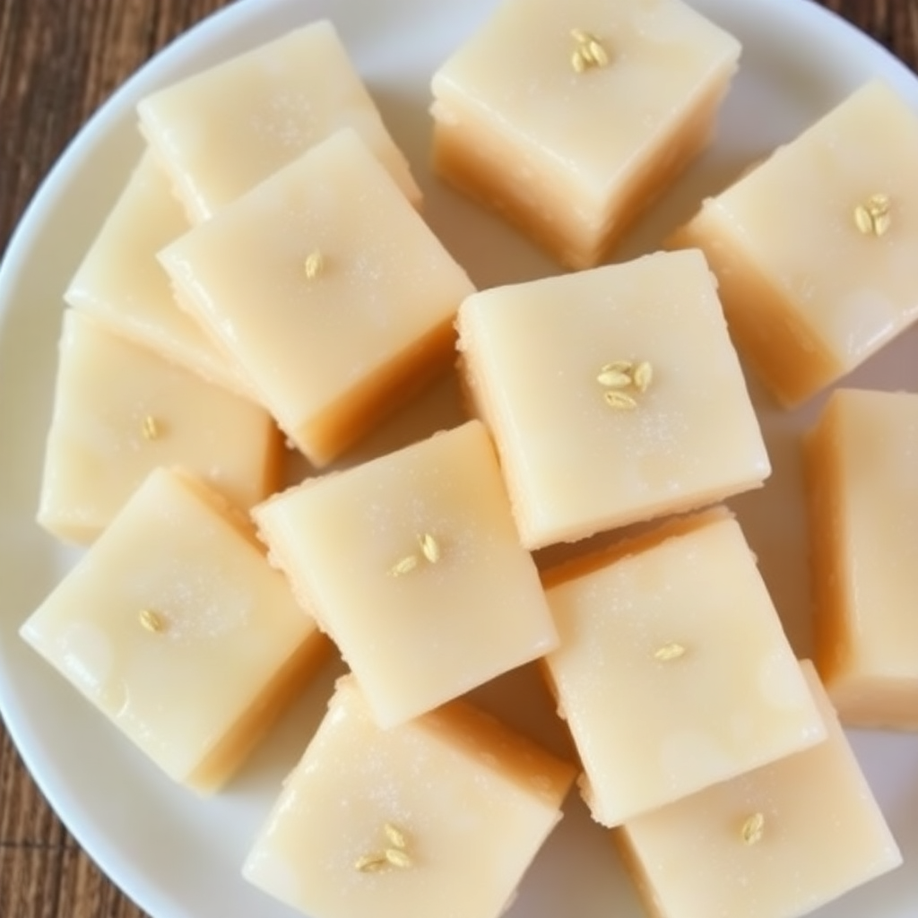Korean Ginger Sweet Rice Cake (Injeolmi)