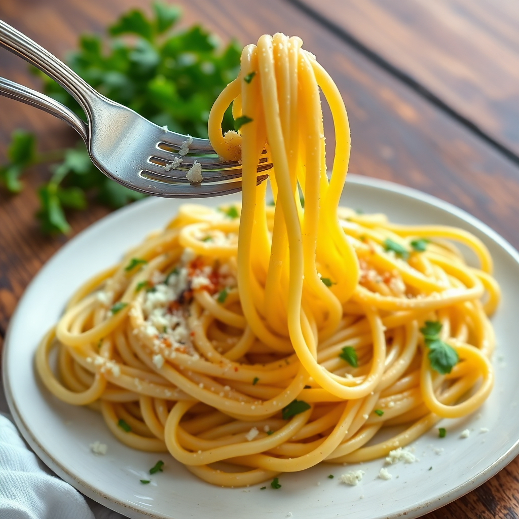 Creamy Garlic Parmesan Pasta