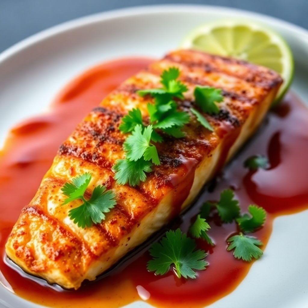 Spicy Grilled Fish with Tamarind Sauce