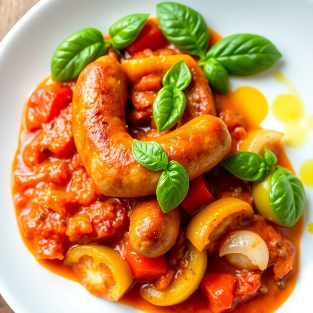 Authentic Italian Sausage and Peppers