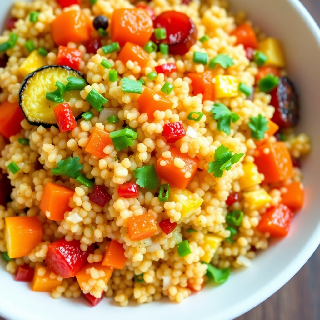 Quinoa and Roasted Vegetable Pilaf