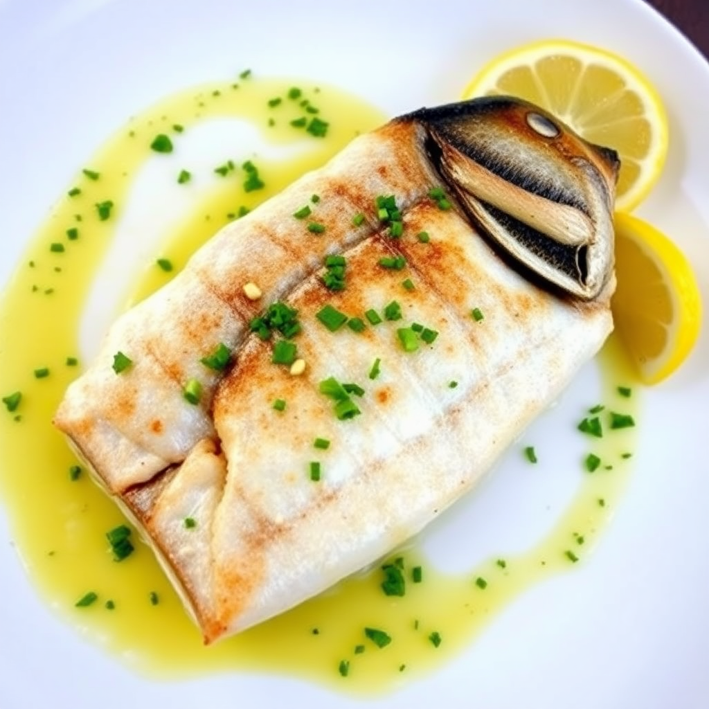 Pan-Seared Mackerel with Lemon Herb Sauce