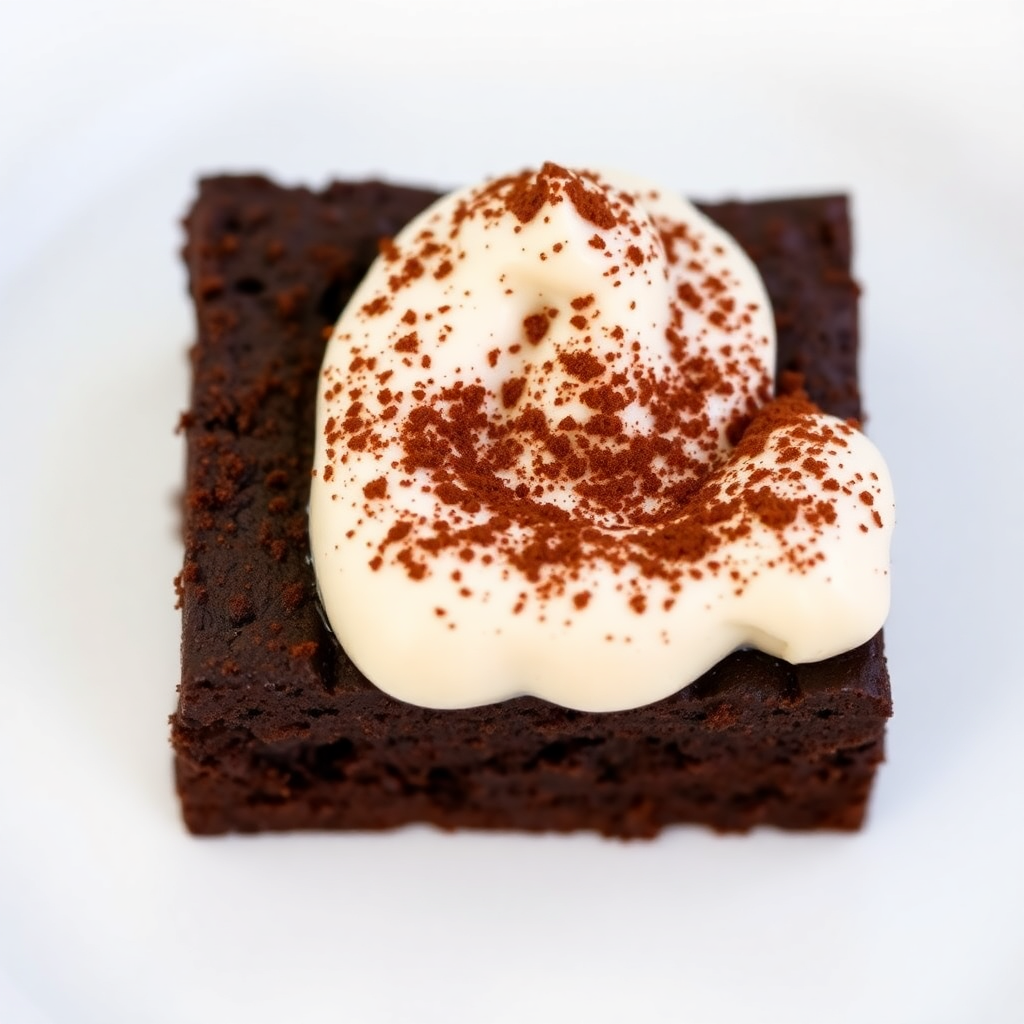 Tiramisu Brownies with Ladyfingers Cream