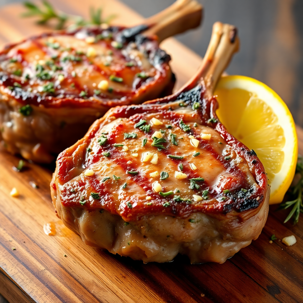 Herb-Marinated Grilled Lamb Chops