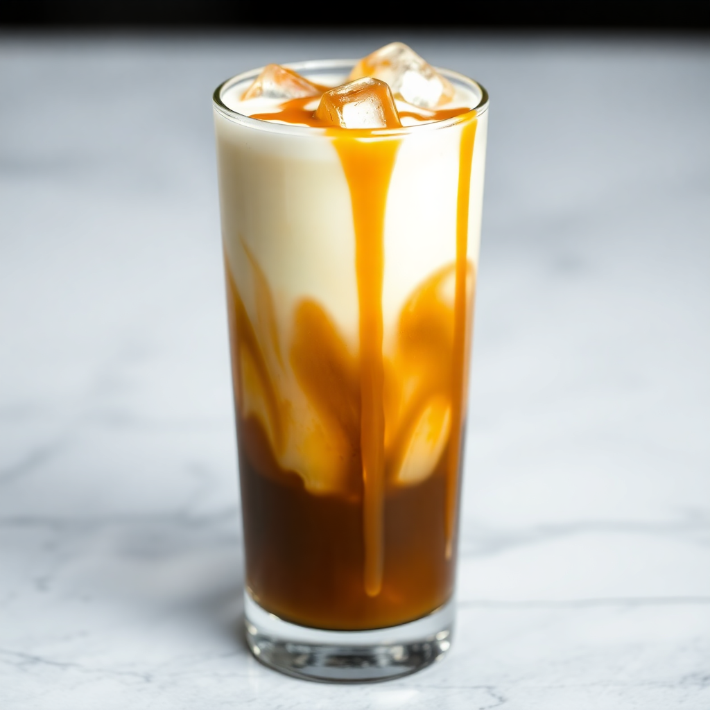 Quick Homemade Starbucks Iced Caramel Macchiato
