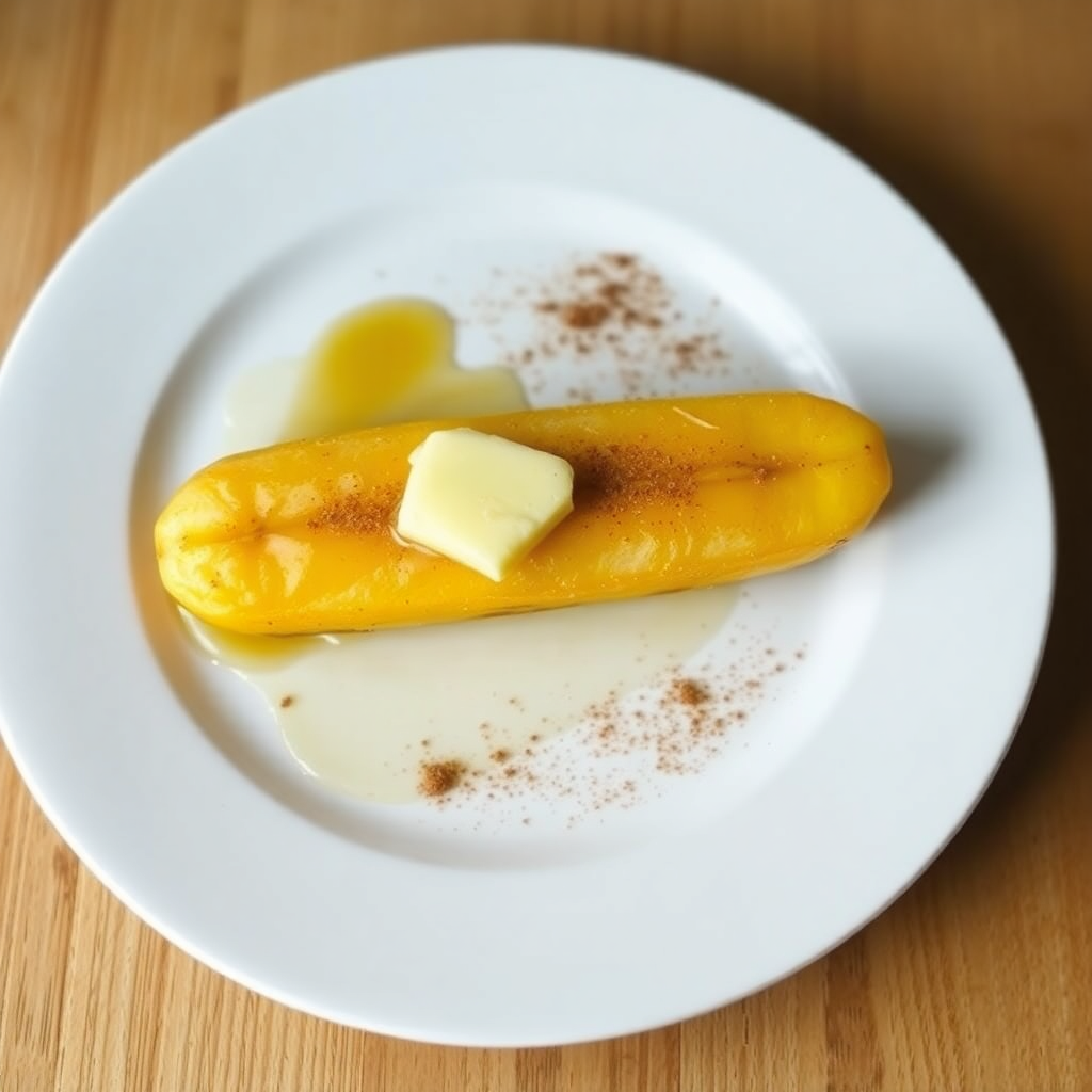 Caramelized Banana with Honey and Cinnamon