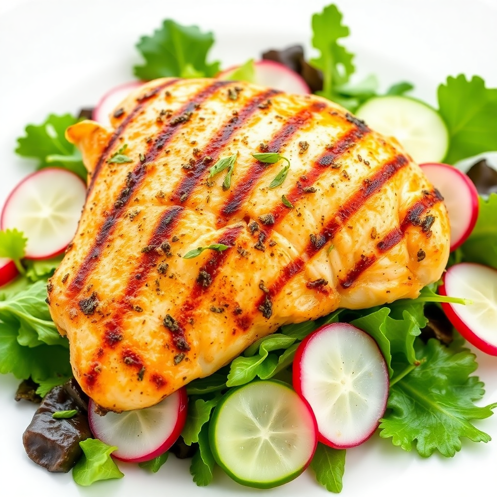 Grilled Lemon-Herb Chicken Salad