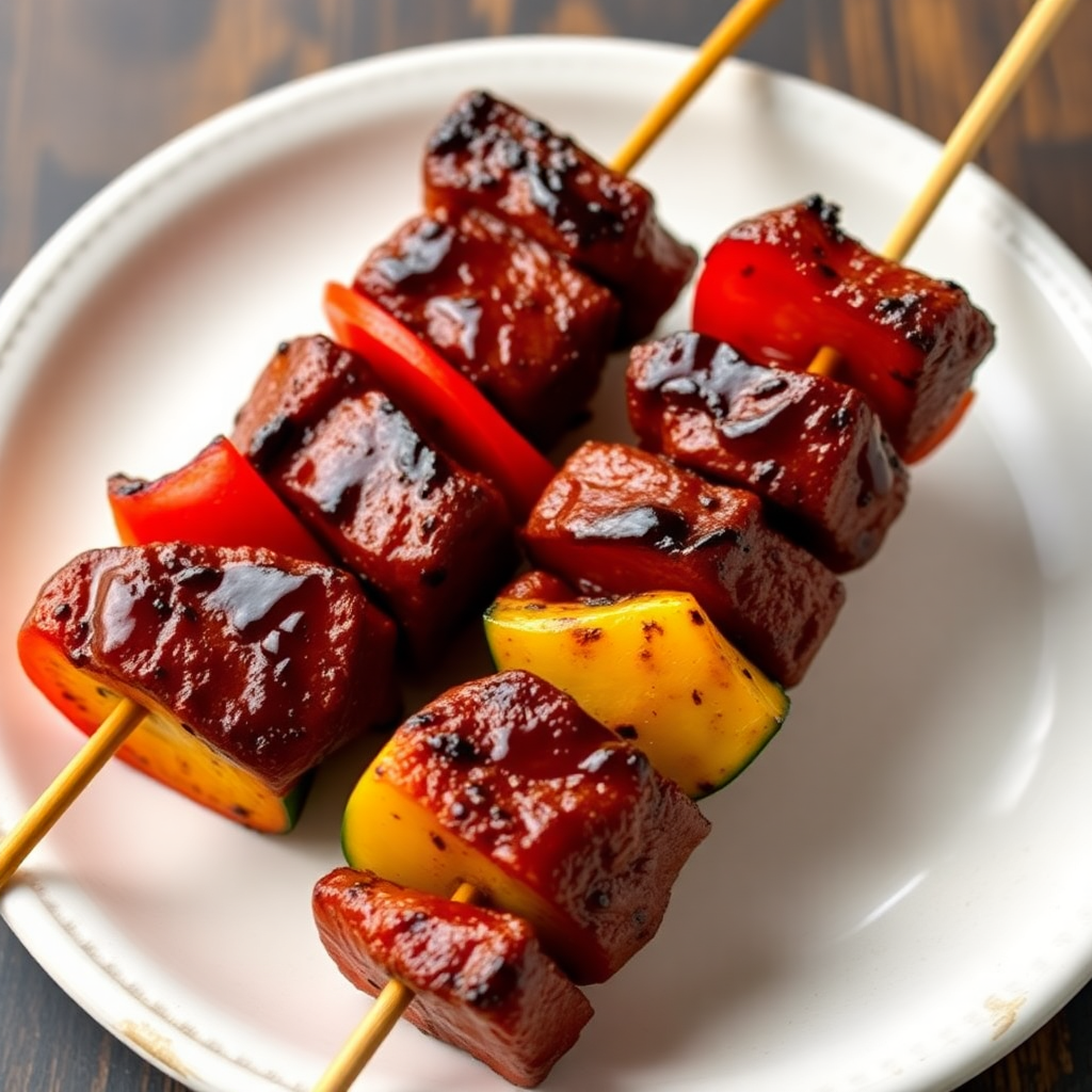 Beef & Veggie Mini Skewers