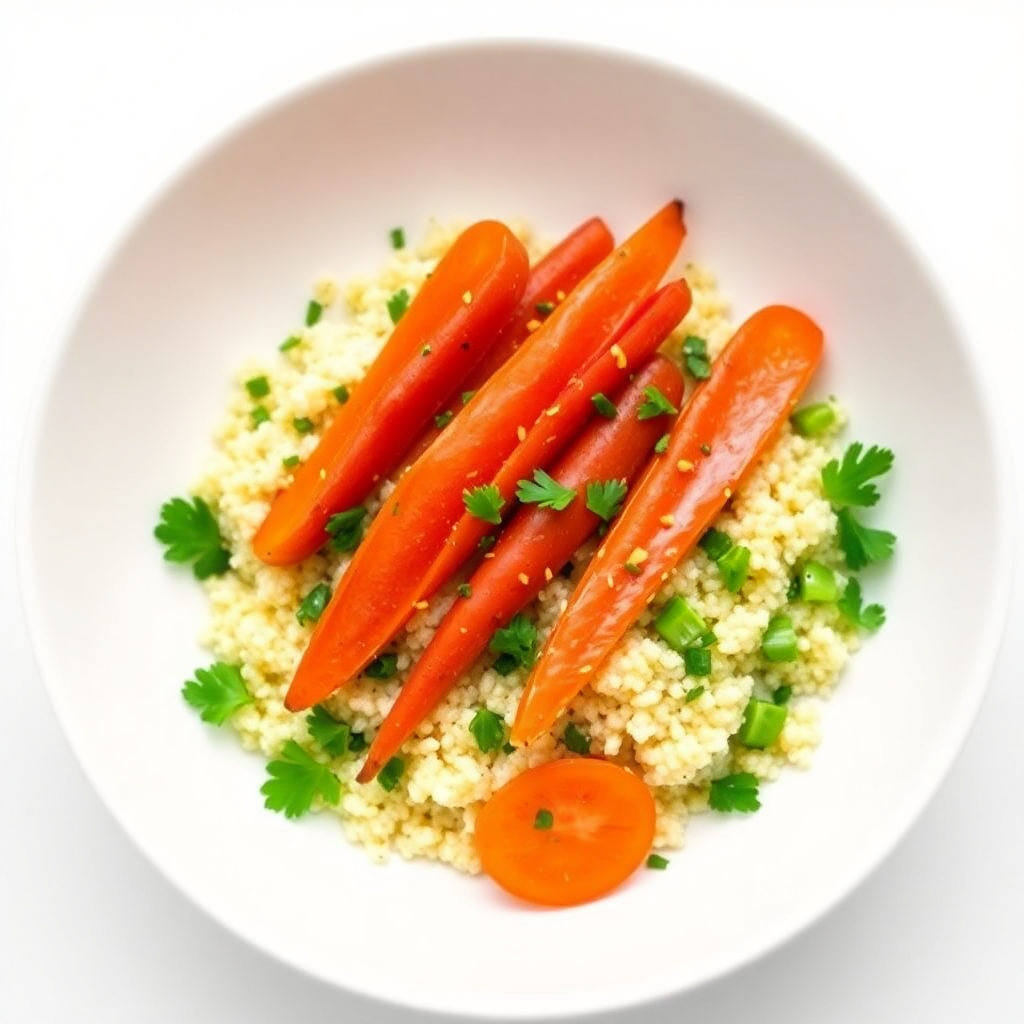 Honey Glazed Carrot and Quinoa Bowl