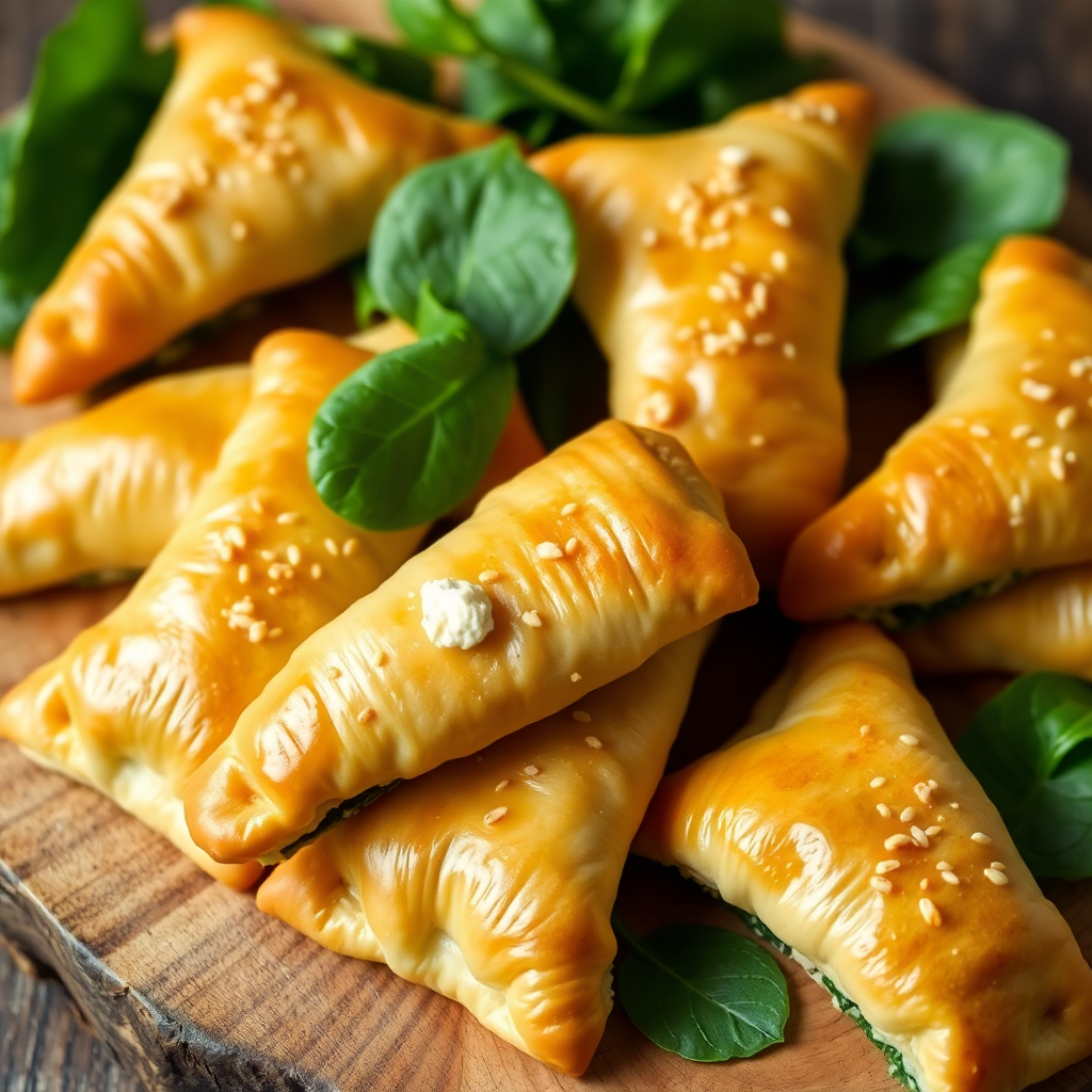 Spinach and Feta Bourekas