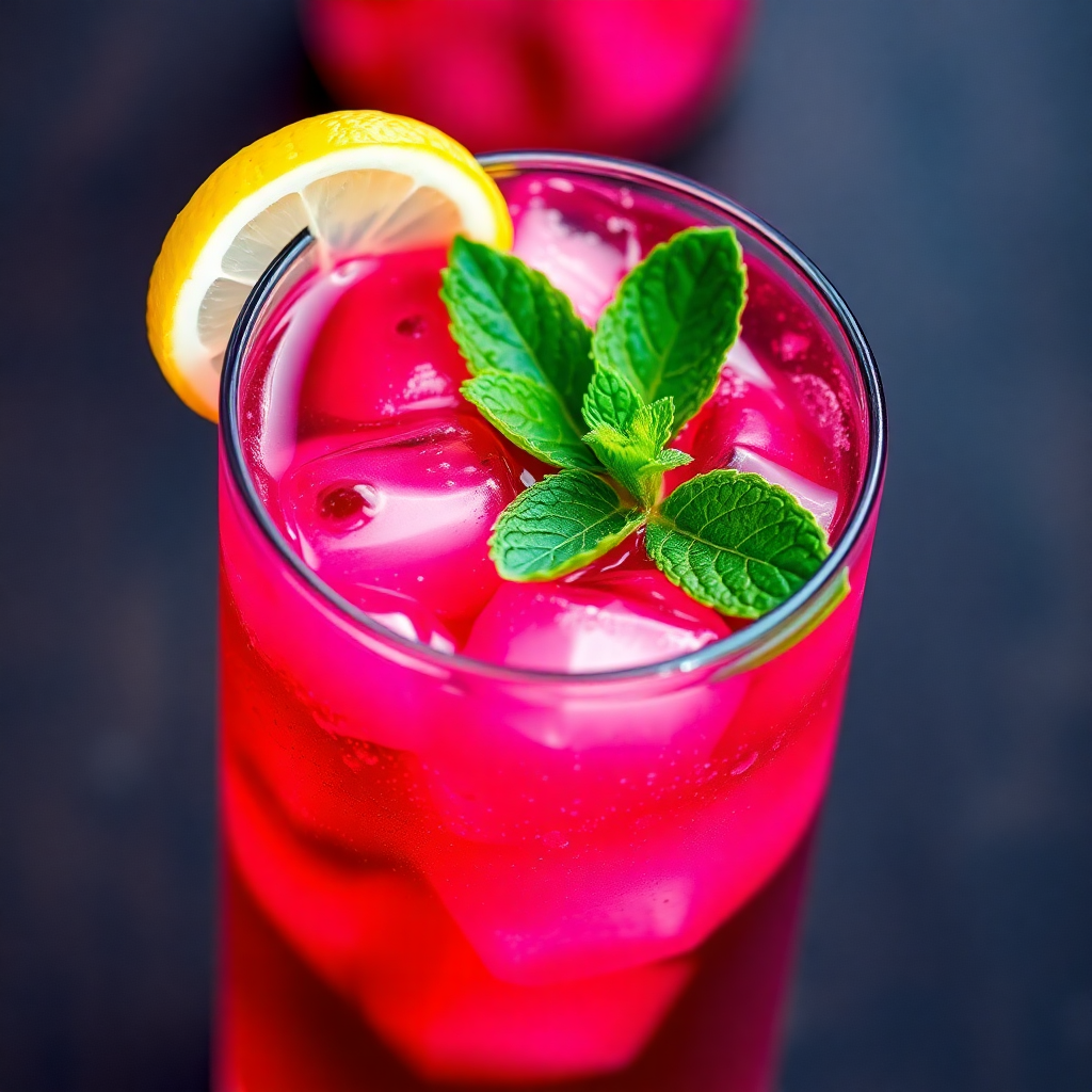 Refreshing Iced Hibiscus Tea
