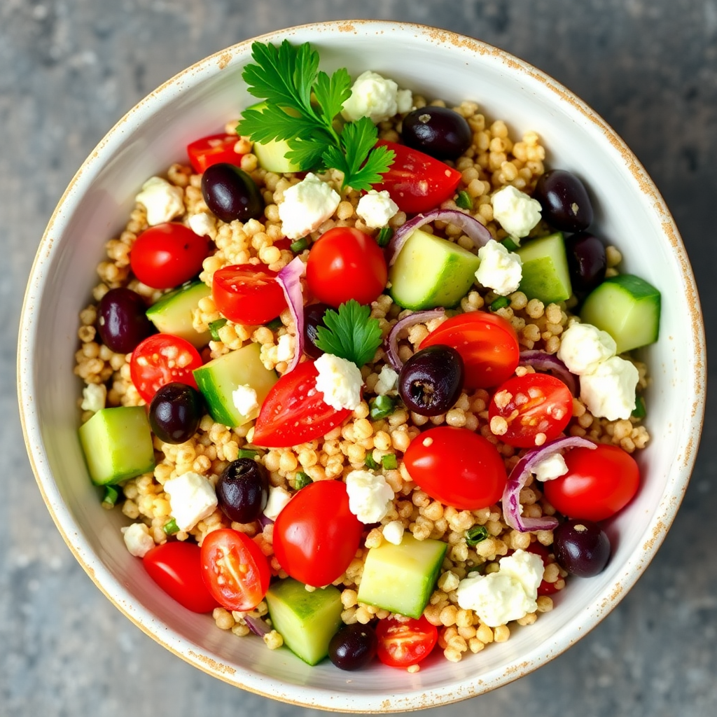 Mediterranean Quinoa Salad