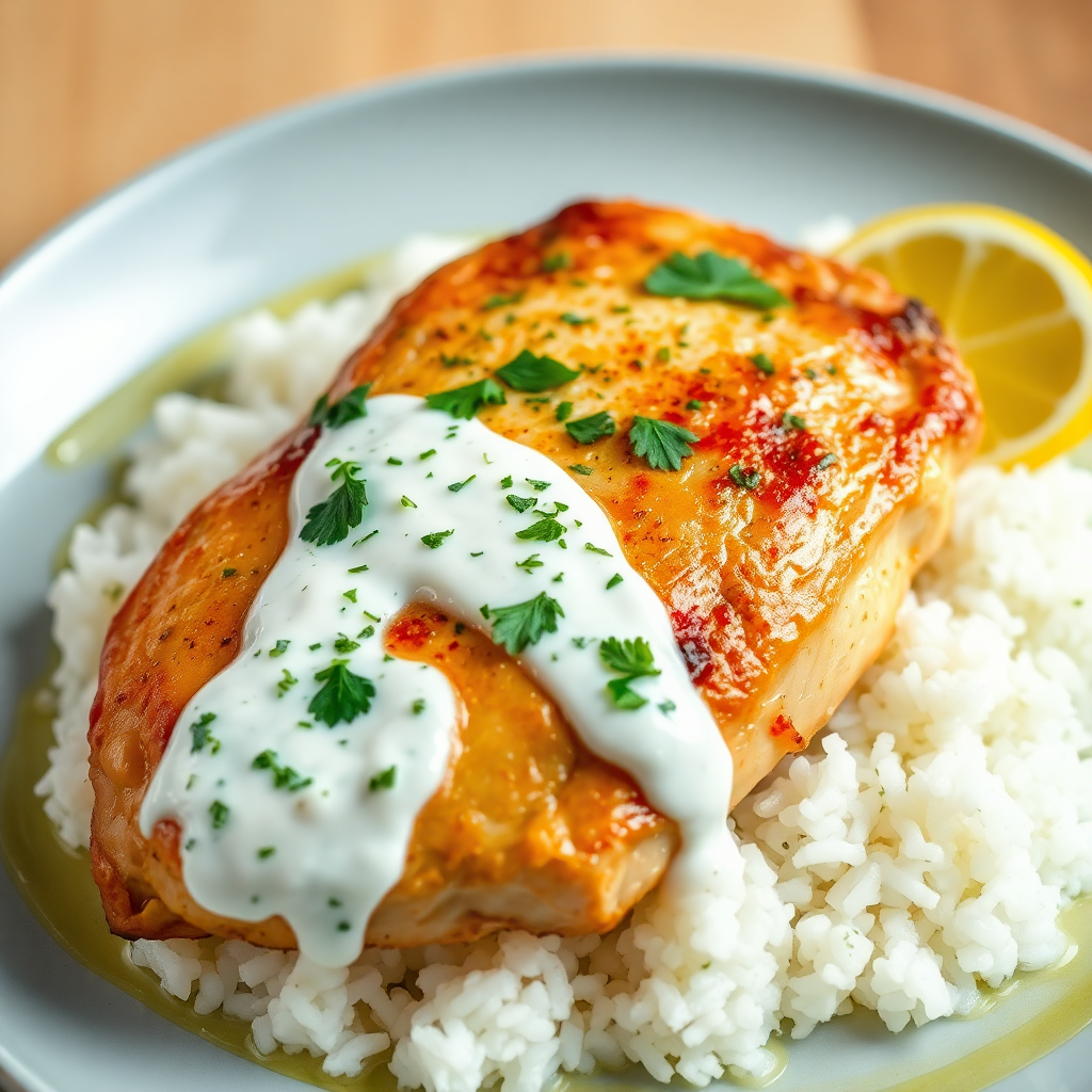 Creamy Yogurt Herb Chicken