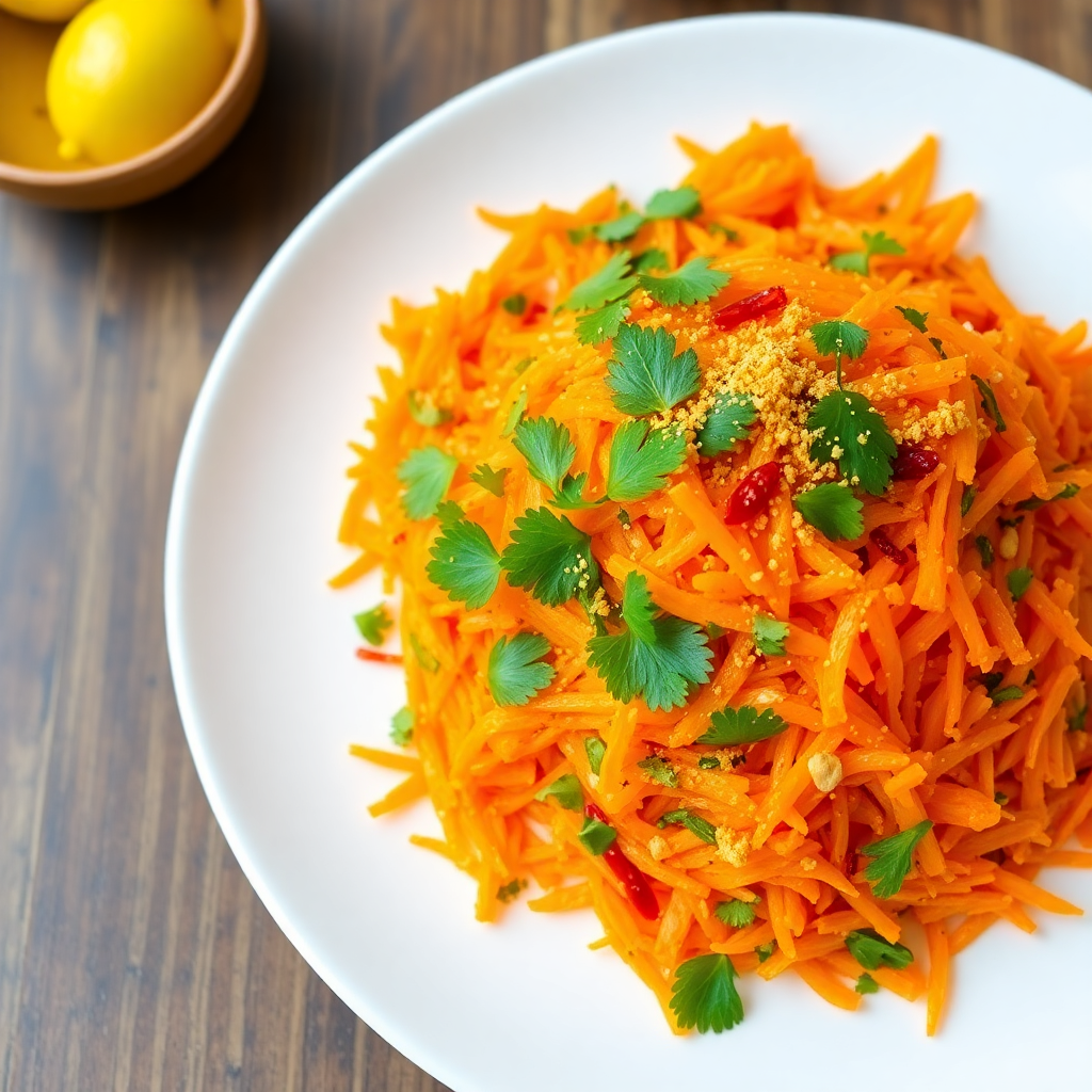 Spiced Carrot Chaat