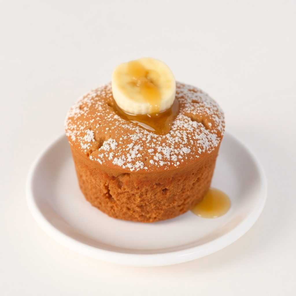 Ripe Banana Wheat Flour Cake