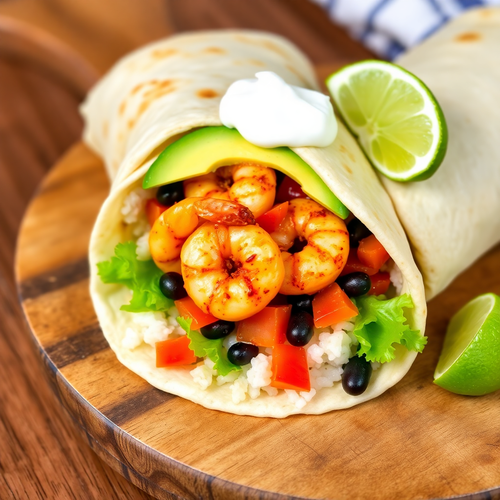 Shrimp Burrito Delight