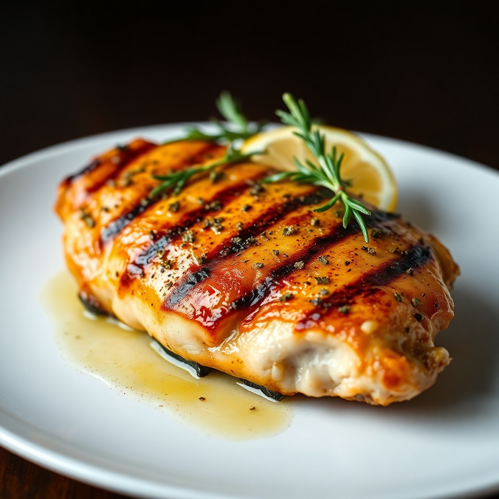 Lemon Herb Grilled Chicken Breast Recipe CookAIfood