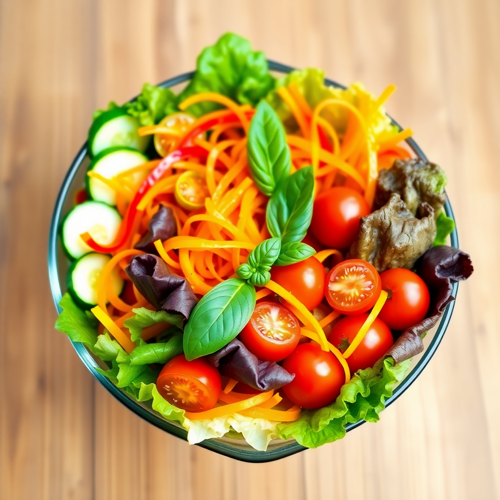 Triangular Garden Fresh Salad
