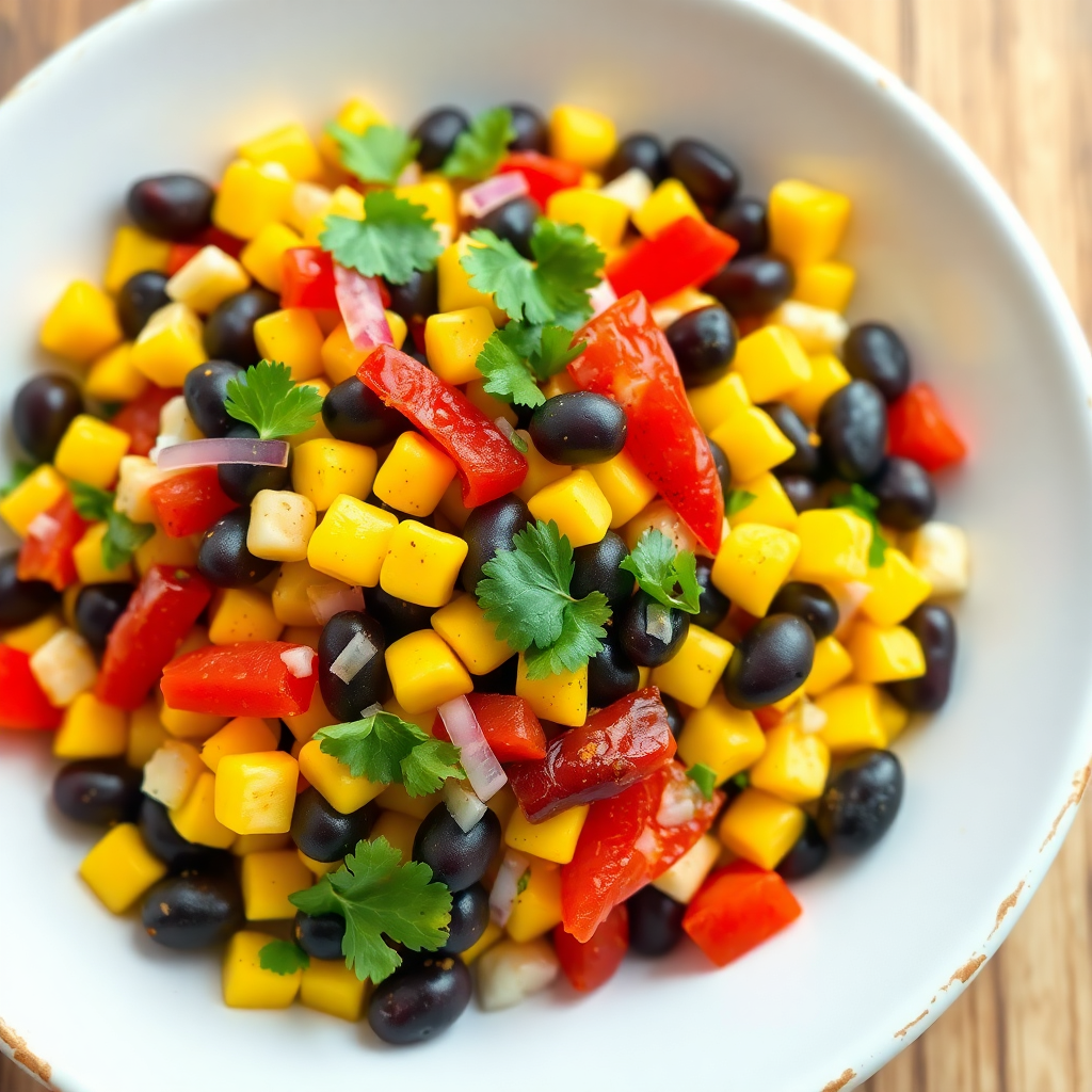 Spicy Corn And Black Bean Salad Recipe CookAIfood