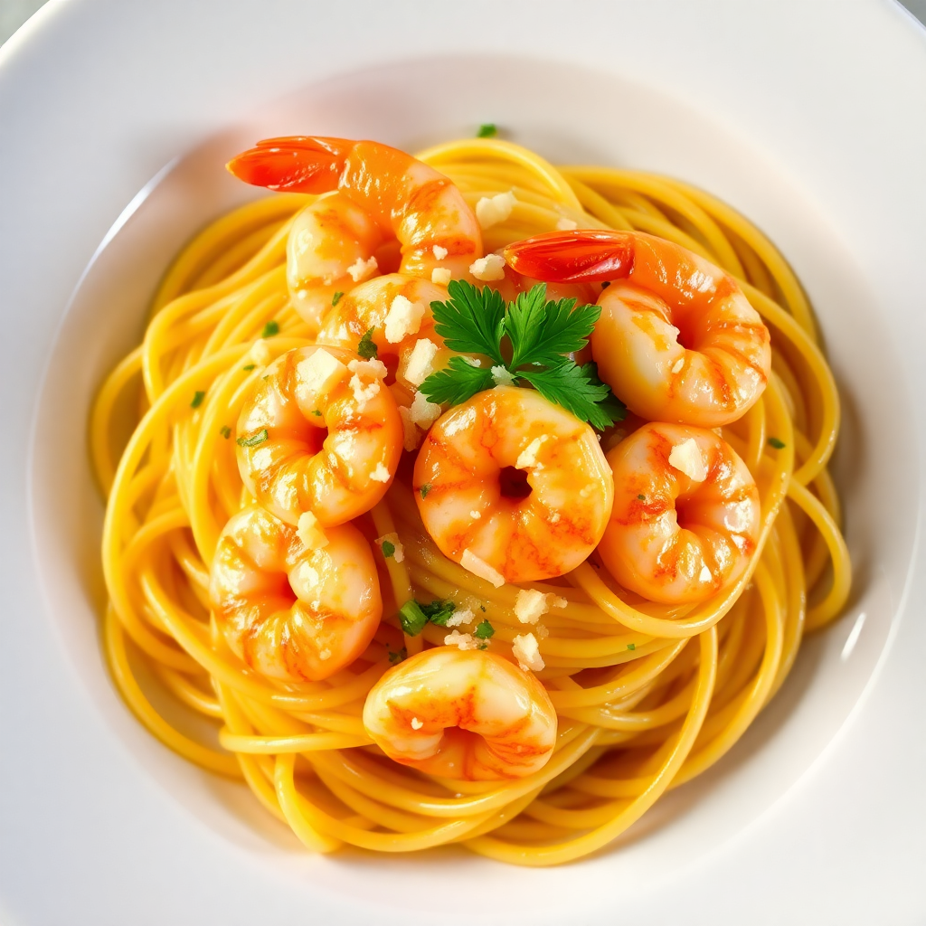 Garlic Butter Shrimp Pasta