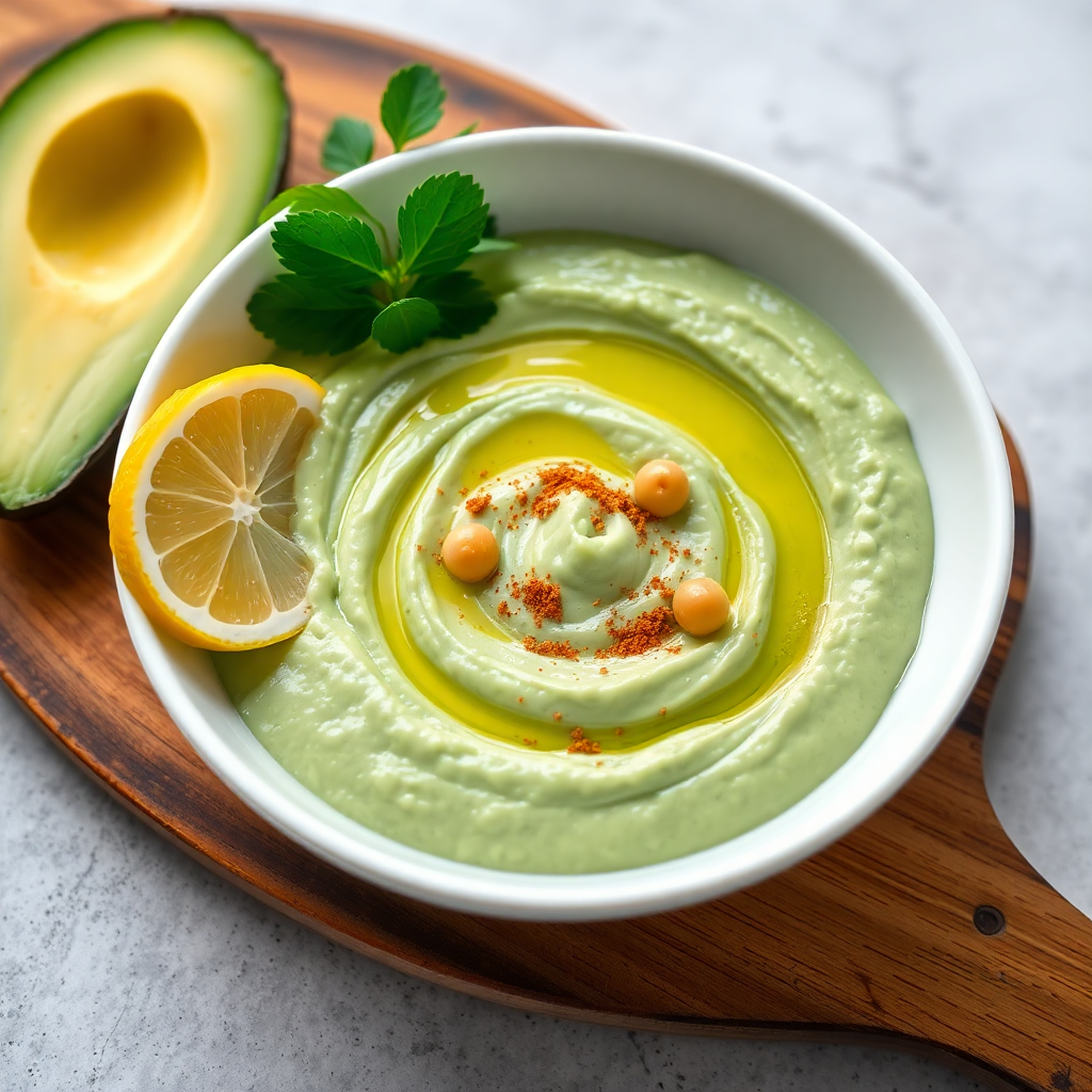 Creamy Avocado Hummus