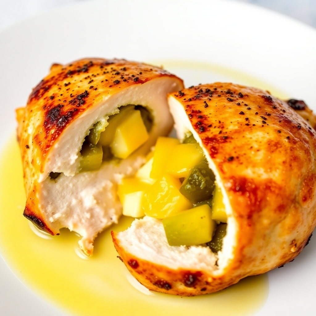 Pickle-Stuffed Chicken Breast