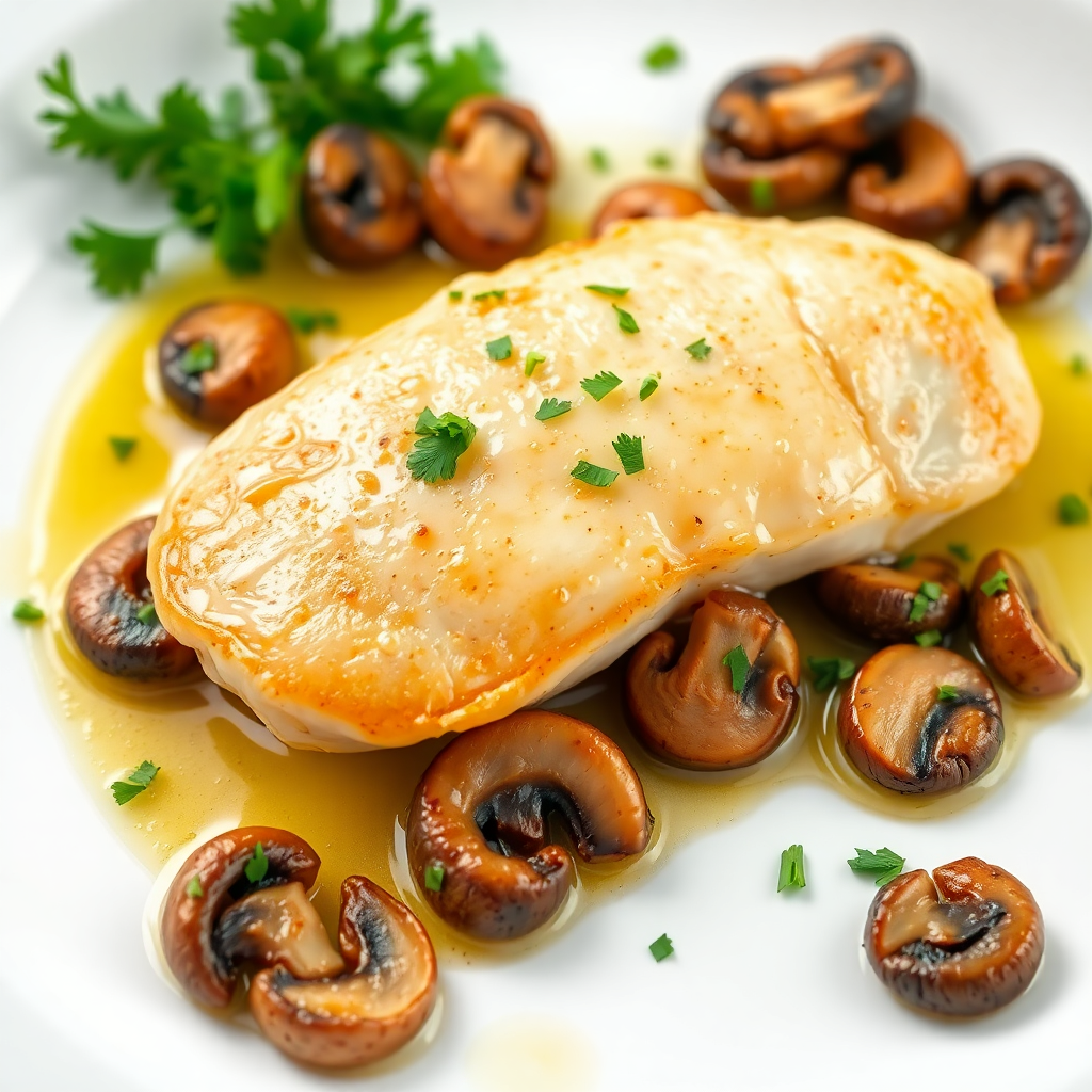 Garlic Butter Mushroom Chicken