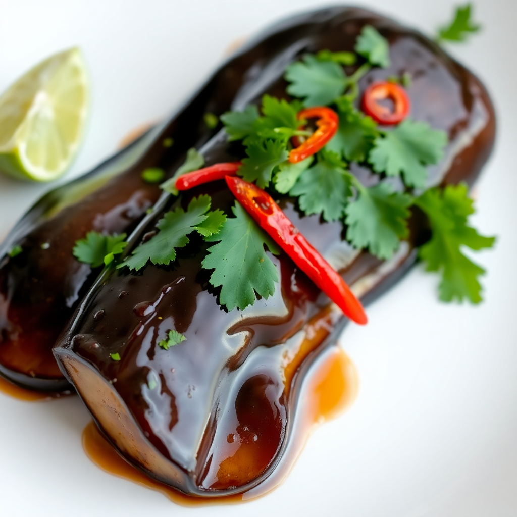 Vietnamese Soy Sauce Glazed Eggplant