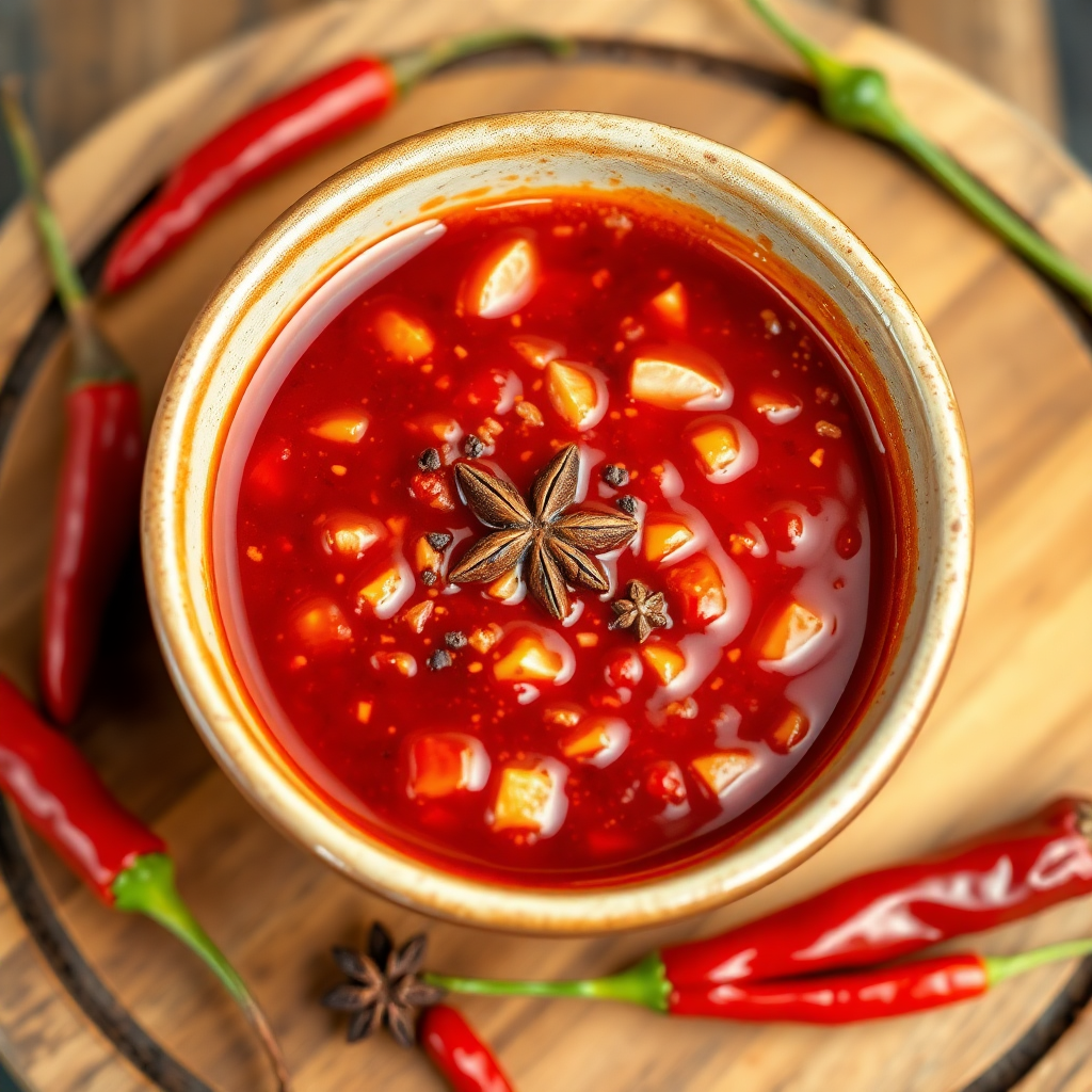 Fermented Pho-Spiced Chili Sauce (Tương Ớt Lên Men Hương Vị Phở)