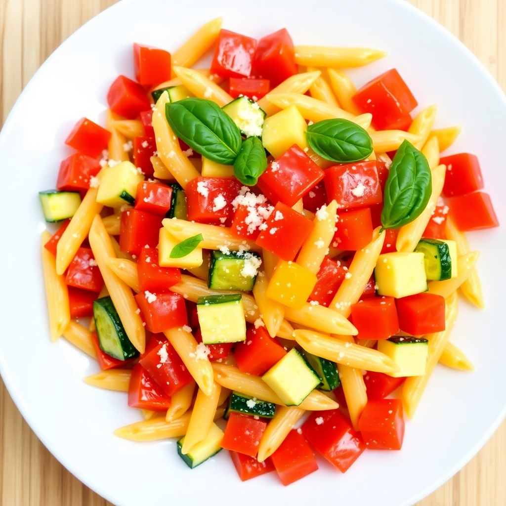 Garlic Tomato Veg Pasta