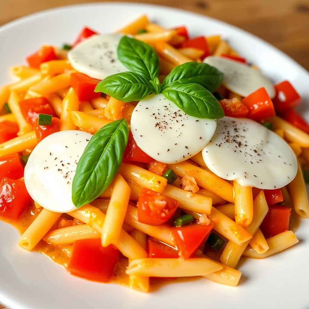 Garlic Tomato Cheese Pasta