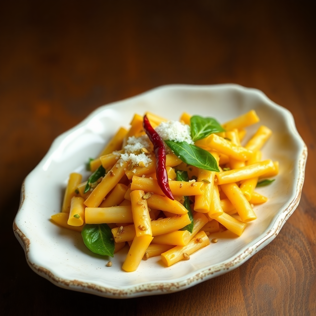 Koosu Poriyal (Spiced Bamboo Shoot Stir-Fry)