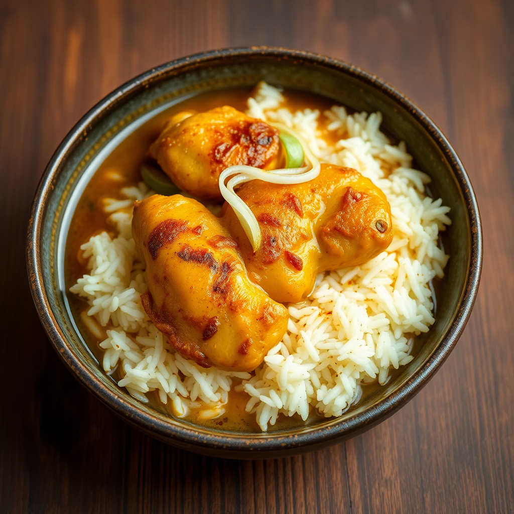 Traditional Saudi Sulaik (Rice and Chicken Stew)