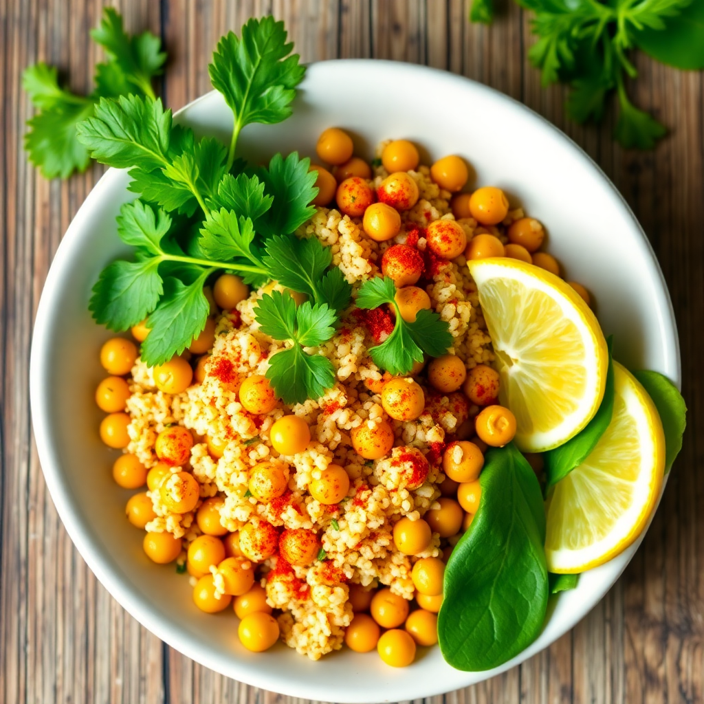 Spiced Chickpea and Quinoa Bowl
