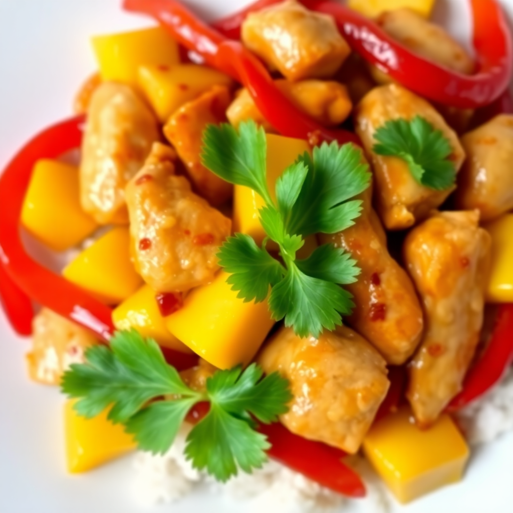 Spicy Mango Chicken Stir-Fry
