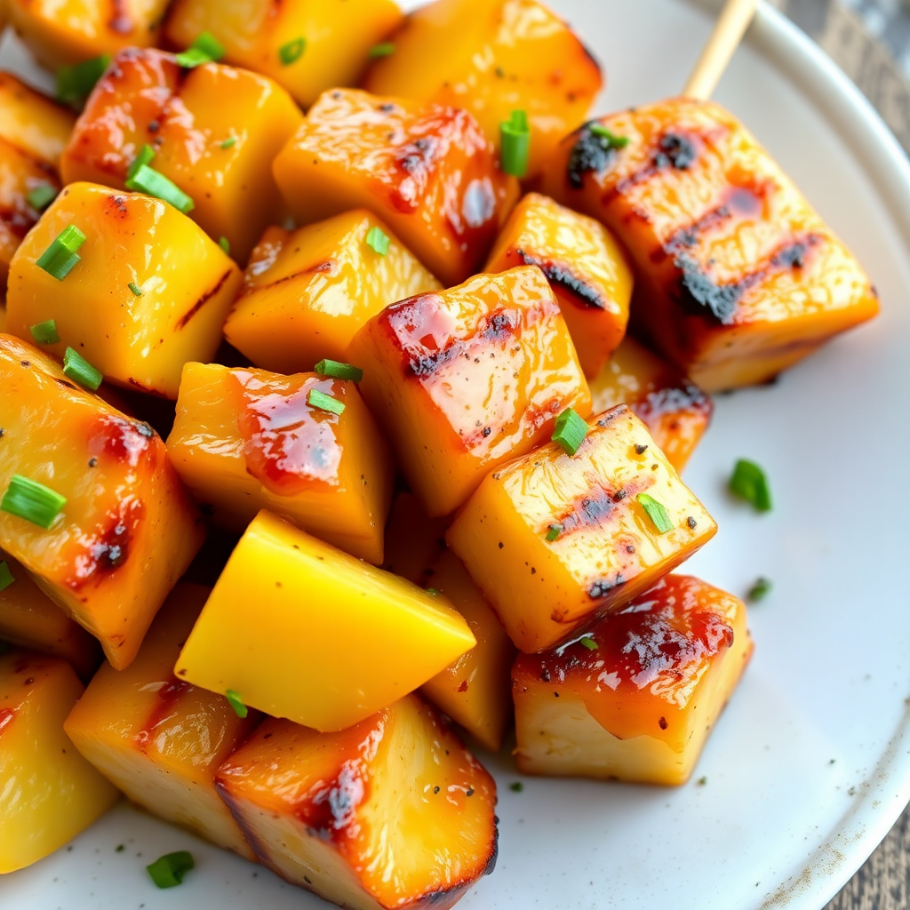 Grilled Pineapple Chicken Skewers